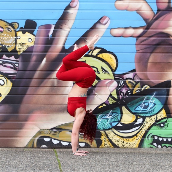 The Om Collection Yoga Top and Skirt Leggings - Picture 1 of 5